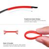 ToughAsNails Red Replacement Ear Socks Rubber for Oakley Wingspan OX5040|OX5052 view 3