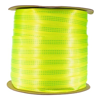 Paracord Planet Tubular Webbing 1 Inches  Heavy Duty Nylon/Rescue Harnesses Work Great for Outdoors (10 Yards - Hot Yellow)