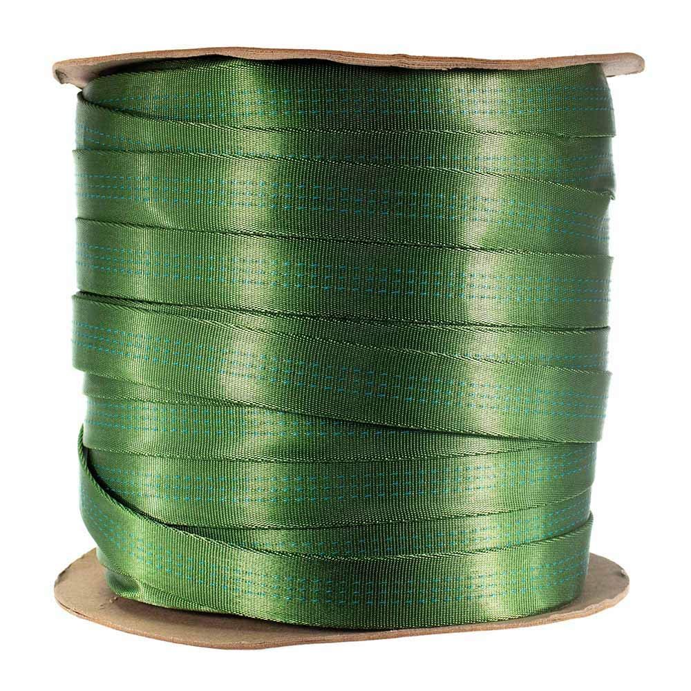 Paracord Planet Tubular Webbing 1 Inches Heavy Duty Nylon/Rescue Harnesses Work Great for Outdoors (20 Yards - Kiwi)
