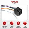 RED WOLF Car ISO 16 Pin Radio Wiring Harness Connector for International Semi Freightliner Colombia Peterbilt Mack Kenworth Truck 16 Pins Adapter Install Aftermarket Stereo CD Player Pioneer Kenwood view 4