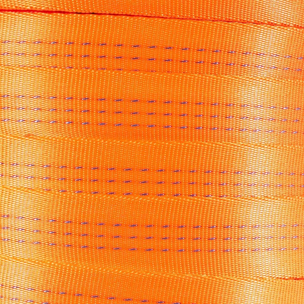 Paracord Planet Tubular Webbing 1 Inches  Heavy Duty Nylon/Rescue Harnesses Work Great for Outdoors (20 Yards - Hot Orange)