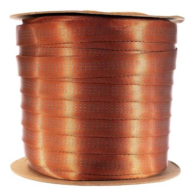 Paracord Planet Tubular Webbing 1 Inches  Heavy Duty Nylon/Rescue Harnesses Work Great for Outdoors (5 Yards - Rust)