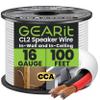 GearIT 16/2 Speaker Wire (100 Feet) 16 Gauge (Copper Clad Aluminum) - Fire Safety in Wall Rated Audio Speaker Wire Cable / CL2 Rated / 2 Conductors - CCA, 100ft view 1