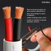 GearIT 16/2 Speaker Wire (100 Feet) 16 Gauge (Copper Clad Aluminum) - Fire Safety in Wall Rated Audio Speaker Wire Cable / CL2 Rated / 2 Conductors - CCA, 100ft view 2