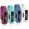 Huadea 4-Pack Clip Case Compatible with Fitbit Inspire 2/Fitbit Inspire 3, Soft Silicone Clip Clasp Accessory Replacement for Inspire 3/Inspire 2 (White/Wine Red/Teal/Slate) view 1