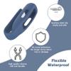 Huadea 4-Pack Clip Case Compatible with Fitbit Inspire 2/Fitbit Inspire 3, Soft Silicone Clip Clasp Accessory Replacement for Inspire 3/Inspire 2 (White/Wine Red/Teal/Slate) view 2