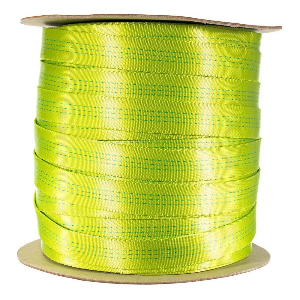 Paracord Planet Tubular Webbing 1 Inches  Heavy Duty Nylon/Rescue Harnesses Work Great for Outdoors (10 Yards - Lime)
