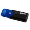Emtec Click Easy B110 USB 3.0 (3.2) Flash Drive 32 GB External Storage - Blue, Black view 2