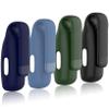Huadea 4-Pack Clip Case Compatible with Fitbit Inspire 2/Fitbit Inspire 3, Soft Silicone Clip Clasp Accessory Replacement for Inspire 3/Inspire 2 (Black/Amy Green/Navy/Slate) view 3
