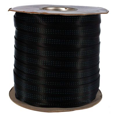 Paracord Planet Tubular Webbing 1 Inches  Heavy Duty Nylon/Rescue Harnesses Work Great for Outdoors (100 Yards - Black)
