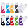 10X 64GB-8MB USB Flash Drive, USB Stick, U Disk Rotated Design, External Storage and Backup Data, LOT Bulk (10PCS - 256MB) view 1