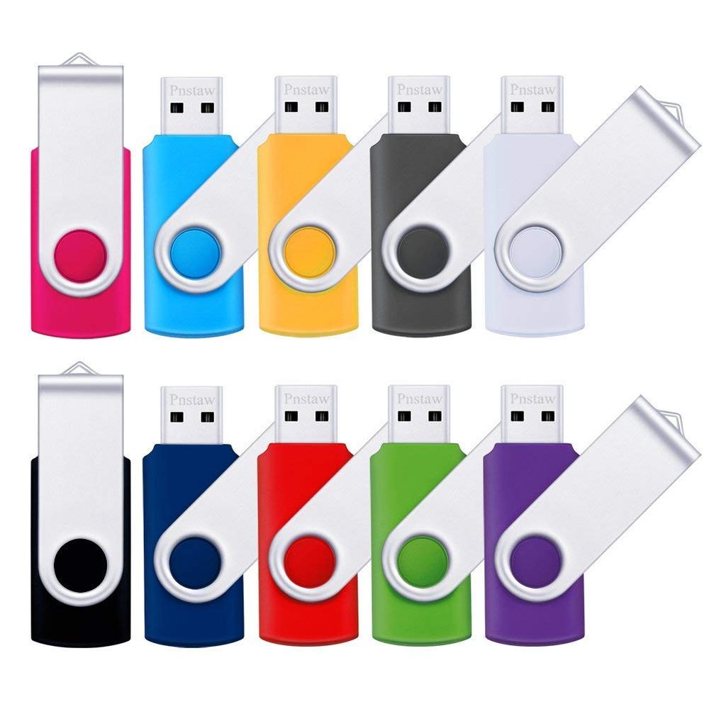 10X 64GB-8MB USB Flash Drive, USB Stick, U Disk Rotated Design, External Storage and Backup Data, LOT Bulk (10PCS - 64GB)