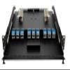 19" 1RU Rack Mount, Steel, 72 Fiber LC/UPC (Blue) Adapters, Patch Only view 1