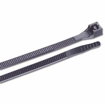 BallsBeyond 11 in. Uv Black Standard Cable Zip Ties - 100 Pack