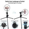 DaVoice 10" 3 Light Modes Desktop Ring Light for Zoom Meetings, with Stand, Phone Holder, USB Powered view 3