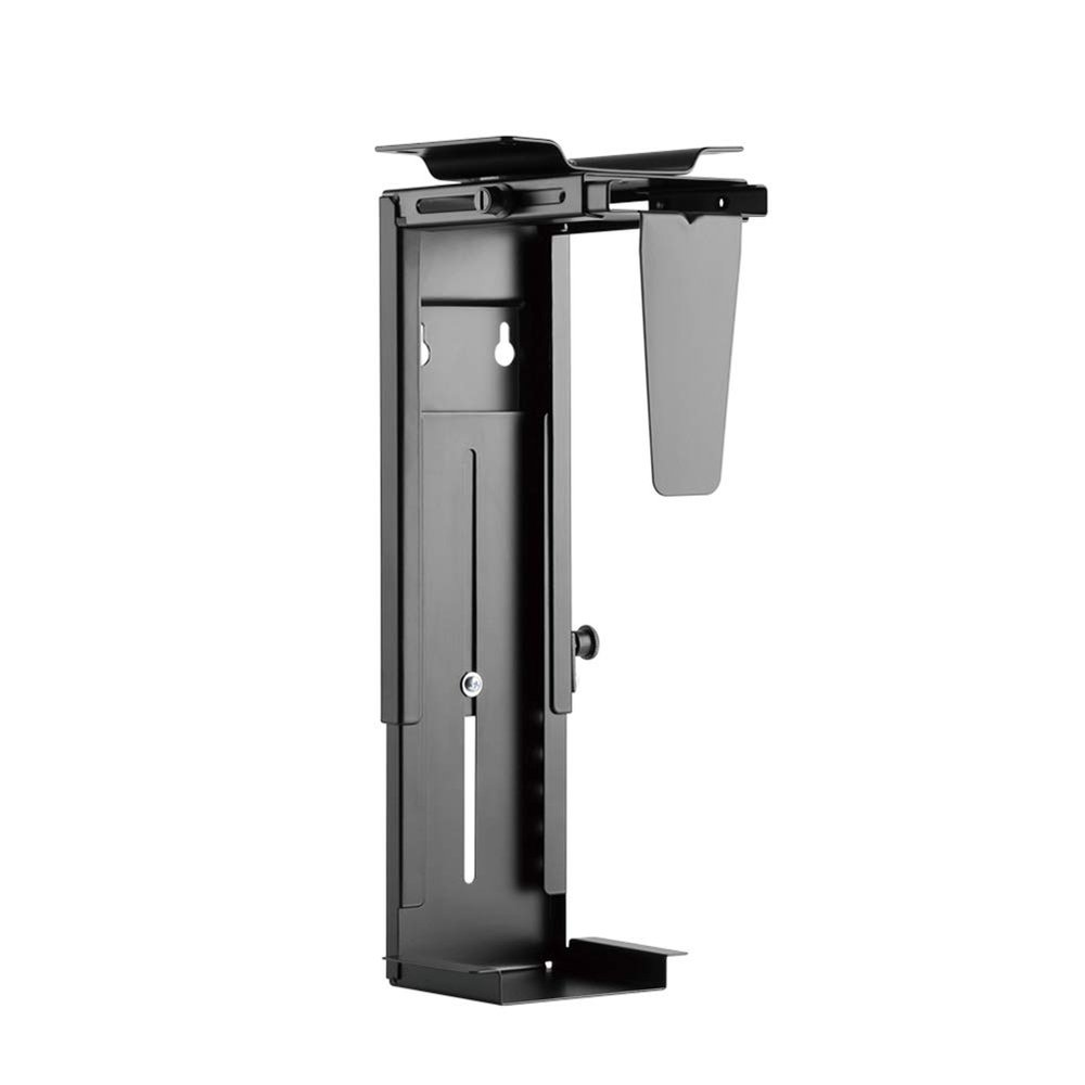 MNSSRN Suspended Computer Host Bracket, Desktop Computer Case Hanger, Rotatable, Retractable, Durable and Stable CPU Bracket