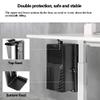 MNSSRN Suspended Computer Host Bracket, Desktop Computer Case Hanger, Rotatable, Retractable, Durable and Stable CPU Bracket view 4