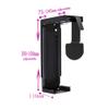 MNSSRN Computer Mainframe Hanging Bracket, Hanging Desktop Cooling Bracket, Chassis Hanger, Computer Base Bracket, Wall-Mounted Rack,Black view 2