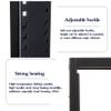 MNSSRN Computer Mainframe Hanging Bracket, Hanging Desktop Cooling Bracket, Chassis Hanger, Computer Base Bracket, Wall-Mounted Rack,Black view 3