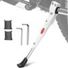 ZOSEN Bicycle Kickstand, Adjustable Bike Side Support Stand for 22 24 26 Inches and 700C Bicycles (White view 1