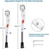 ZOSEN Bicycle Kickstand, Adjustable Bike Side Support Stand for 22 24 26 Inches and 700C Bicycles (White view 3