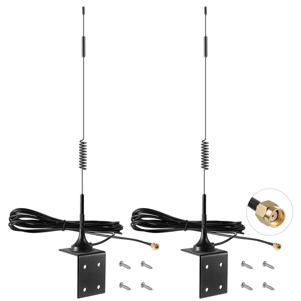 High Gain Long Range 4G LTE Outdoor Cellular 9dBi Magnetic Base Antenna Compatible with Spypoint Link Micro EVO Solar Hunting Wildlife Game Trail Cameras Mobile Security CameraPack of 2, Eifagur