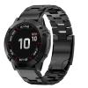 Abanen Titanium Watch Bands for Fenix 8 51mm / epix Pro 51mm/ Fenix 6X / Fenix 5X / Fenix 7X / Enduro, Quick Fit Wristband Strap with Stainless Steel Buckle for Garmin Tactix Delta,Black view 1