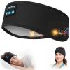 Perytong Sleep Headphones Wireless, Bluetooth Sports Headband Headphones with Ultra-Thin HD Stereo Speakers Perfect for Sleeping,Workout,Jogging,Yoga,Insomnia, Air Travel, Meditation (Black) view 1