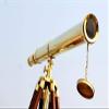 64" Floor Standing Brass Harbor Master Telescope Nautical w/Tripod Stand New Year Gift view 1