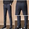 Andongnywell Men's Elastic Waist Drawstring Pants for Sport Exercise Travel Stretchy Straight Trousers with Pockets (Blue2,30) view 4