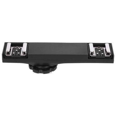 DAUERHAFT Practical Quality Ultralight Lightweight Convenient Hot Shoe Splitter for Canon SLR Camera and Camcorder