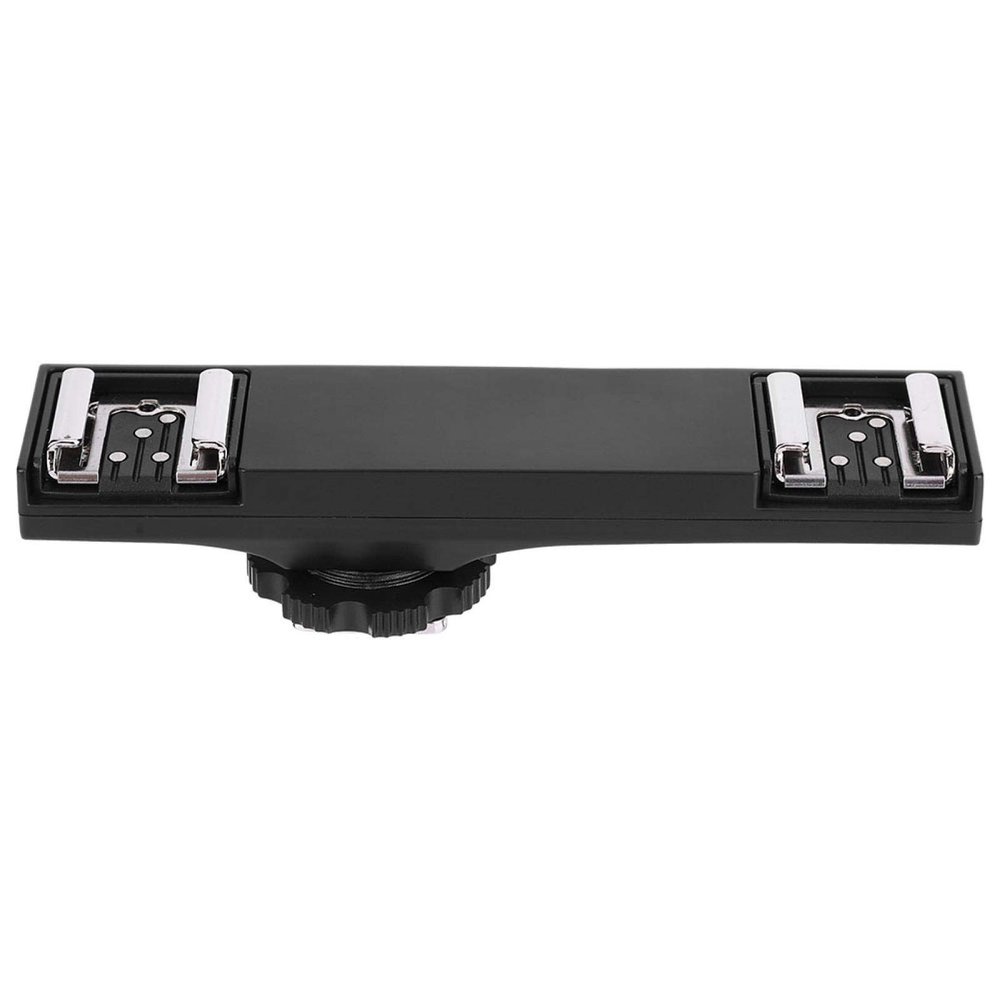 DAUERHAFT Practical Quality Ultralight Lightweight Convenient Hot Shoe Splitter for Canon SLR Camera and Camcorder