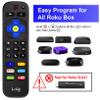 1-Clicktech Remote for Roku TVs and Players Express Premiere Ultra [2-in-1 w/TV Power+Volume] [NOT for Roku Stick] view 3