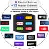 1-Clicktech Remote for Roku TVs and Players Express Premiere Ultra [2-in-1 w/TV Power+Volume] [NOT for Roku Stick] view 4