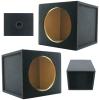 2X Audiotek CA-10SS 10-Inch Sealed Vented Car Vehicle Audio Subwoofer/Speaker Box Enclosure 1-Inch Medium-Density Fibreboard Wood Fits Any 10-Inch Speakers view 1