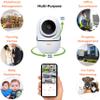 MobiCam HDX Wi-Fi Pan & Tilt Smart Nursery, Elderly & Home Monitoring Camera, 1080p HD Indoor Security Night Vision IP Camera, Motion Detection, Two-Way Audio, Cloud & SD Card Storage - (2-Pack) view 3