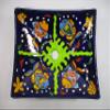 16" RECTANGULAR TALAVERA SINK vessel mexican bathroom handmade ceramic folk art view 2