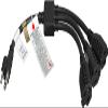 Cable Leader 3 Outlet Power Extension Splitter Cord Cable 5-15P to 5-15R x 3, Power Cord Extension, Heavy Duty Power Extension Cable, 14AWG, 3 Prong Splitter - 1 Pack, 1.5ft view 1