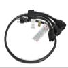 Cable Leader 3 Outlet Power Extension Splitter Cord Cable 5-15P to 5-15R x 3, Power Cord Extension, Heavy Duty Power Extension Cable, 14AWG, 3 Prong Splitter - 1 Pack, 3ft view 1