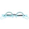 Dhoptical Titanium Alloy Trial Frame Half Rimless Frame Optical Use Three Lens Glasses Shop Equipment (60MM Single) view 1