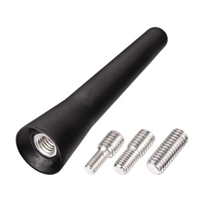 Bingfu Car Radio Short Rubber Antenna Mast [ONLY for Roof-Mounted] [2.5 inch] Vehicle FM AM Stereo Universal Roof-Mounted Antennas - NOT a Replacement for Shark Fin Antenna