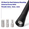 Bingfu Car Radio Short Rubber Antenna Mast [ONLY for Roof-Mounted] [2.5 inch] Vehicle FM AM Stereo Universal Roof-Mounted Antennas - NOT a Replacement for Shark Fin Antenna view 2