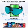 MUSICOZY Sleep Headphones 3D Bluetooth 5.4 Headband Sleep Mask, Wireless Sleeping Headphones Music Earbuds Eye Mask for Side Sleepers Travel with Speakers Cool Gadgets Gifts view 4