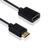 Duttek 4K Mini HDMI to HDMI Coiled Cable 6FT/1.8M, Mini HDMI Male to A Female Extension Cable Supports 1080P, 3D for Camera, Camcorder, Laptop, Projector view 2
