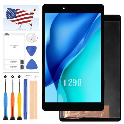 LCD Display Screen Replacement for Samsung Galaxy Tab A 8.0 2019 T290 SM-T290 Touch Screen Digitizer LCD Screen Glass Replacement Kits (Black)