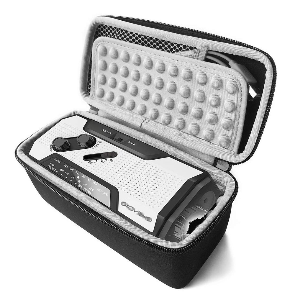 FitSand Hard Case Compatible for Greadio Emergency Weather Solar Crank AM/FM NOAA Radio