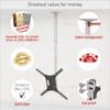 Barkan 63'' Long White TV Ceiling Mount, 13-86 inch Full Motion - 3 Movement Flat/Curved Screen Bracket, Holds up to 123lbs, Extremely Extendable, Fits LED OLED LCD view 3