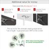Barkan 63'' Long White TV Ceiling Mount, 13-86 inch Full Motion - 3 Movement Flat/Curved Screen Bracket, Holds up to 123lbs, Extremely Extendable, Fits LED OLED LCD view 4