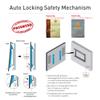Barkan TV Wall Mount, 13-90 inch Fixed Flat/Curved Screen Bracket, Holds up to 132lbs, Auto Lock Patented, Extendable Wall Plate - 3 Products in 1, Fits LED OLED LCD (BM400T) view 4
