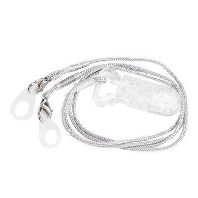 Scicalife Hearing Aid Lanyard Bte Anti-Lost Rope with Safety Clip Silicone Rings and Carry Case Portable Hearing Aids Clip for Seniors to Help Prevent Falling off